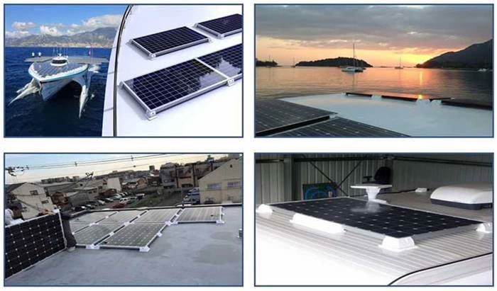 Project Reference of ABS Solar Panel Caravan Rooftop Mounting Structure