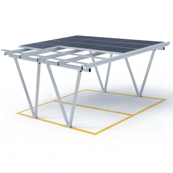 Pv-modulstøtteskinner Carport
