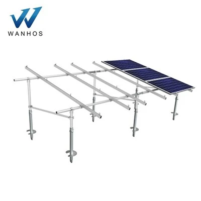 Jordmonteringsstruktur Solar Pv