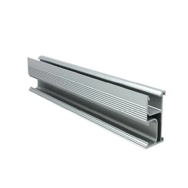 Solar Pv Aluminium Mounting Rail Natural Color