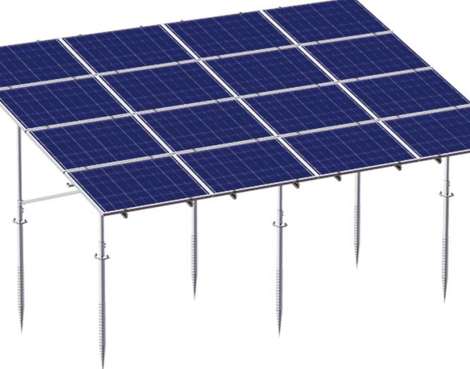 High Quality C-Steel Q235 Solar Ground Mounting System