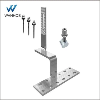 Rustfrit stålkrog til montering i soltag