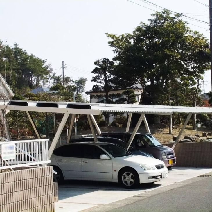 Normal Home Application Photovoltaic Car Shelter Carport Mounting Structure