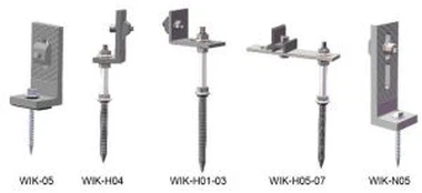 L Fødder Komponent til solar montering